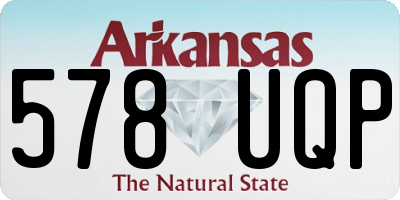 AR license plate 578UQP
