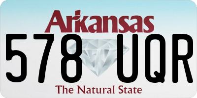 AR license plate 578UQR