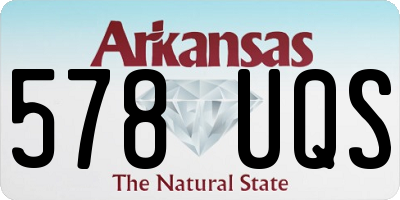 AR license plate 578UQS