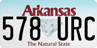 AR license plate 578URC