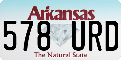 AR license plate 578URD