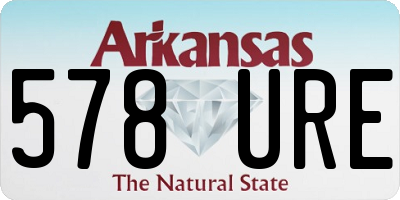 AR license plate 578URE