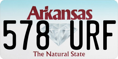 AR license plate 578URF