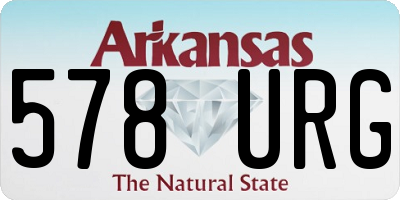 AR license plate 578URG