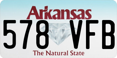 AR license plate 578VFB
