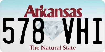 AR license plate 578VHI