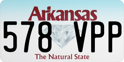 AR license plate 578VPP