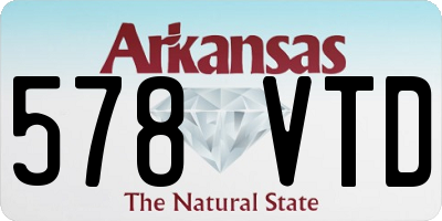 AR license plate 578VTD