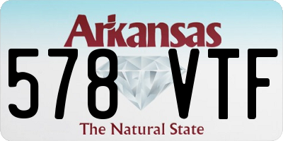 AR license plate 578VTF