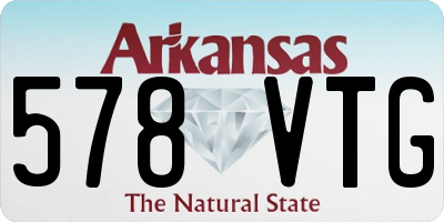 AR license plate 578VTG