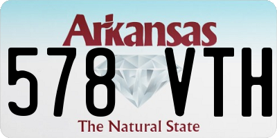 AR license plate 578VTH