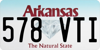 AR license plate 578VTI