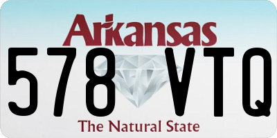 AR license plate 578VTQ