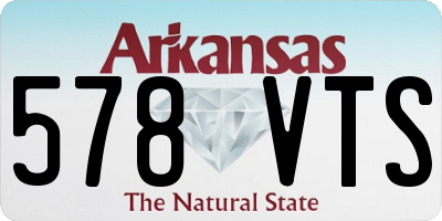 AR license plate 578VTS