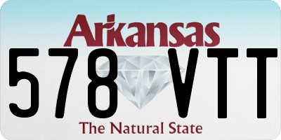 AR license plate 578VTT