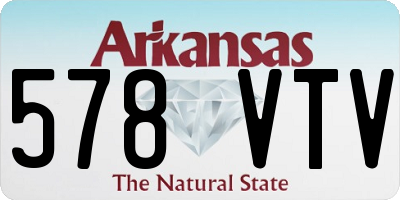 AR license plate 578VTV