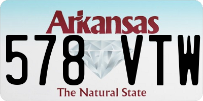 AR license plate 578VTW
