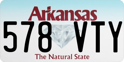 AR license plate 578VTY