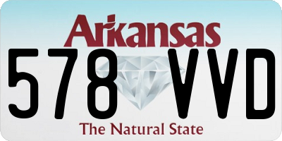 AR license plate 578VVD