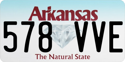 AR license plate 578VVE