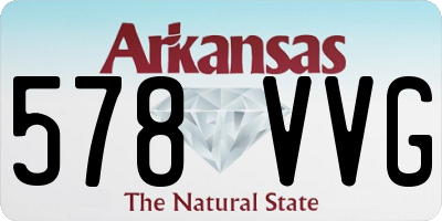 AR license plate 578VVG