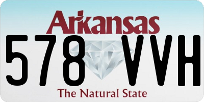 AR license plate 578VVH