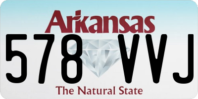 AR license plate 578VVJ