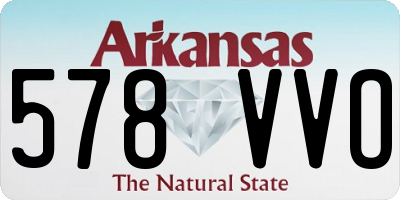 AR license plate 578VVO