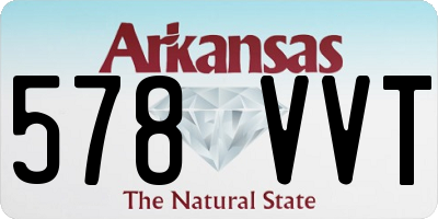 AR license plate 578VVT
