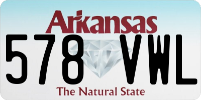 AR license plate 578VWL
