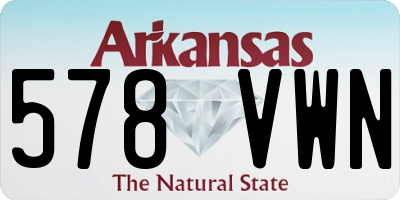 AR license plate 578VWN