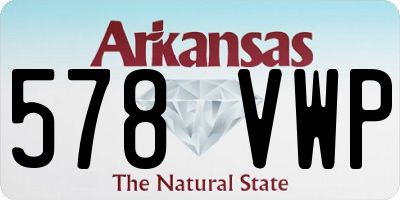 AR license plate 578VWP