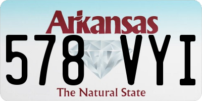 AR license plate 578VYI