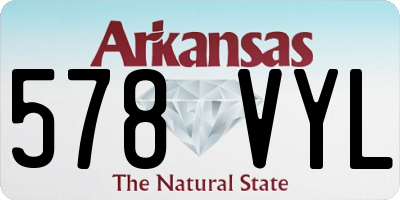 AR license plate 578VYL