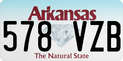AR license plate 578VZB