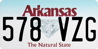 AR license plate 578VZG
