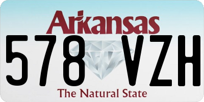 AR license plate 578VZH