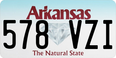 AR license plate 578VZI