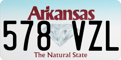 AR license plate 578VZL