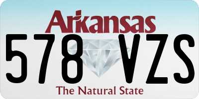 AR license plate 578VZS