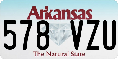 AR license plate 578VZU