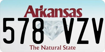 AR license plate 578VZV