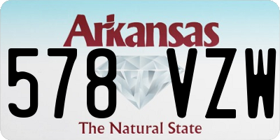 AR license plate 578VZW
