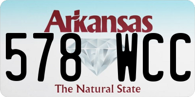 AR license plate 578WCC