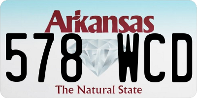 AR license plate 578WCD