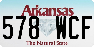 AR license plate 578WCF
