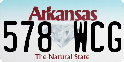 AR license plate 578WCG