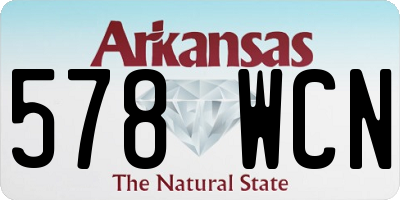 AR license plate 578WCN