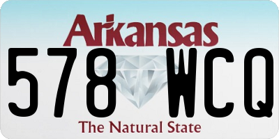 AR license plate 578WCQ