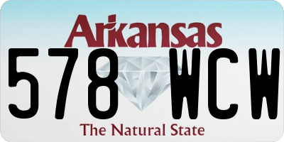 AR license plate 578WCW